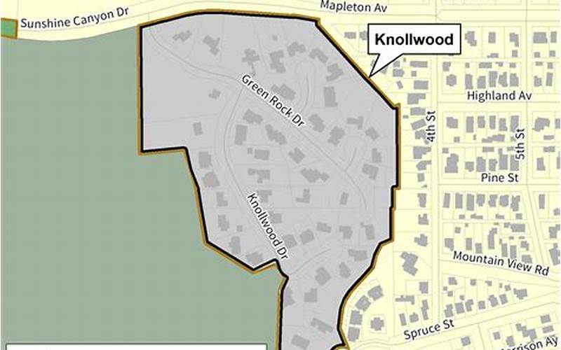 Map Of The Reserve At Knollwood