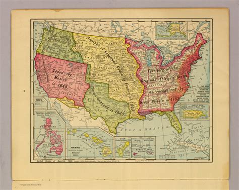 Map Of The United States In 1900