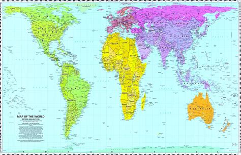 Map Of The World Peters