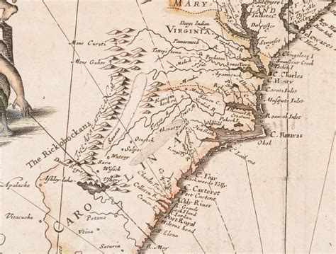 Map Of Virginia Plantations