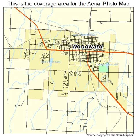 Map Of Woodward Oklahoma
