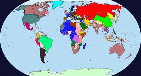 Map Of World 1941