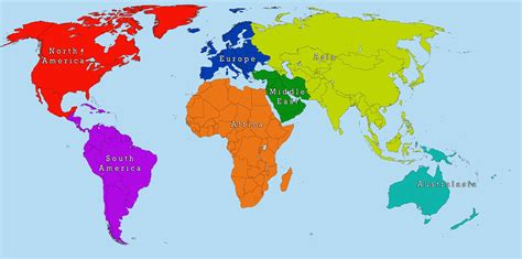 Map Of World Today