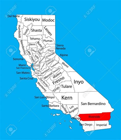 Map Riverside County California