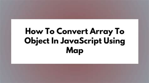 Javascript Series Array map YouTube