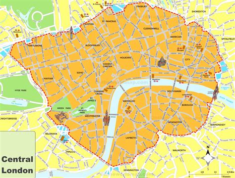 VINYL Central London Street Map Large size 1.2m d x 1.67m w