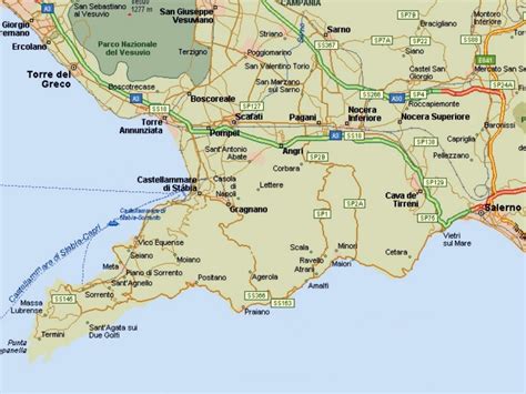 Amalfi Coast Map and Its 13 Villages Dream Euro Trip