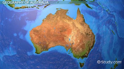 Australia Physical Map