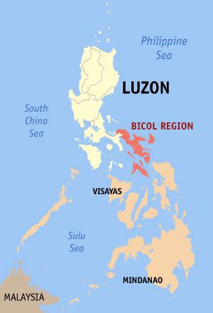 Bicol Map Philippines on Behance