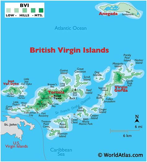 British Virgin Islands Map BVI Map Map of BVI BVI Vacation