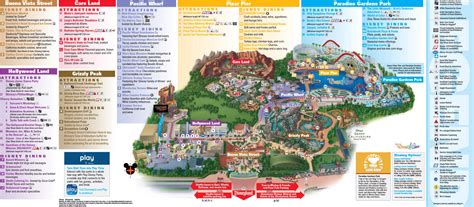 California Adventure Map 2019 Time Zones Map World