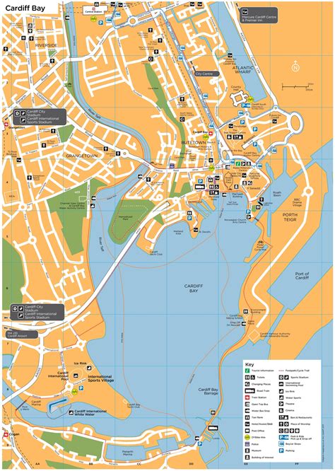 Map Of Cardiff Bay