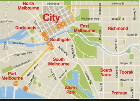 Melbourne CBD Map La Vale and Her World