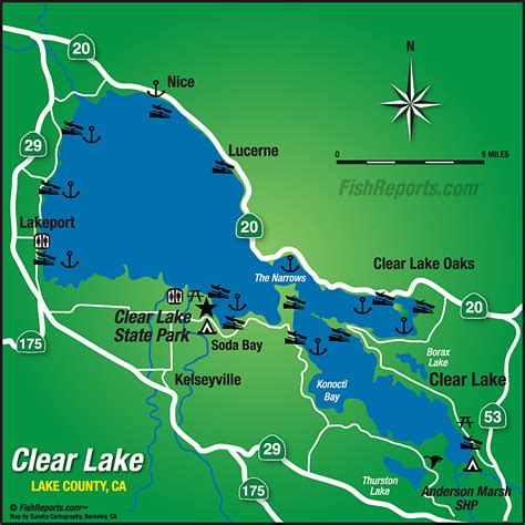 Map Of Clear Lake