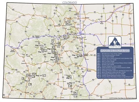 Colorado Fourteeners Map ubicaciondepersonas.cdmx.gob.mx