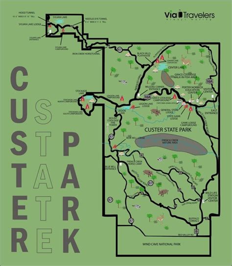 Custer State Park Map Printable Map