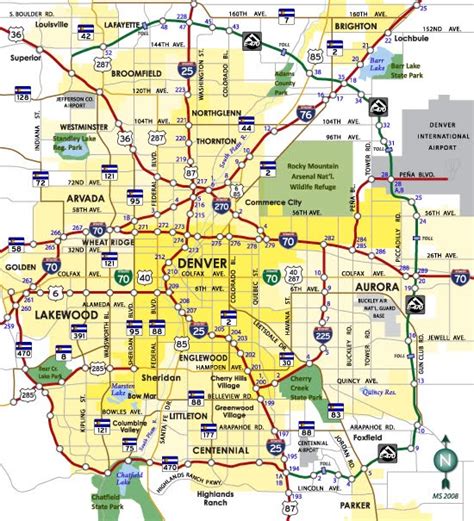 Maps of Denver Live Urban Denver