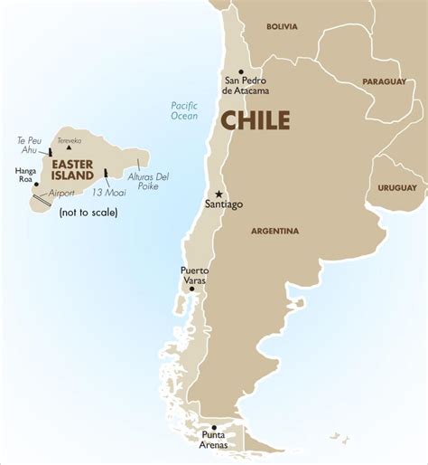 Map Of Easter Island Chile