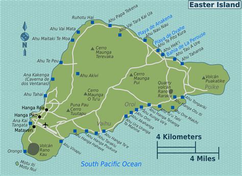 Map Of Easter Island Location