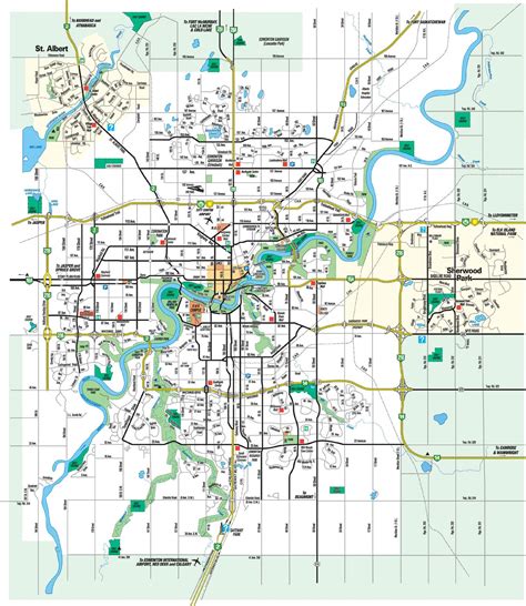 Edmonton Alberta Map