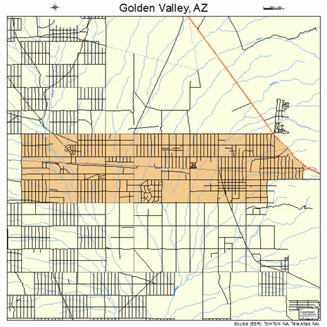 Map Of Golden Valley Az