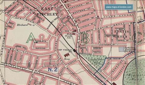 Old Maps of Highgate, Greater London Francis Frith