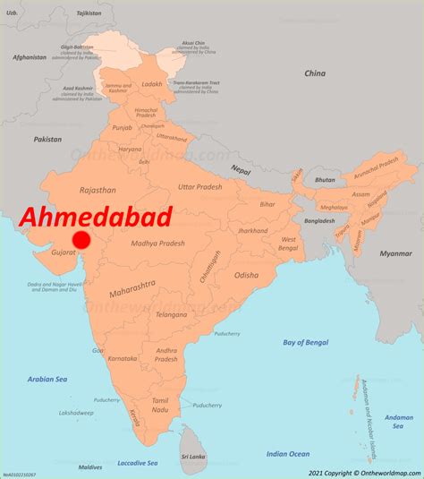 Ahmadabad Map