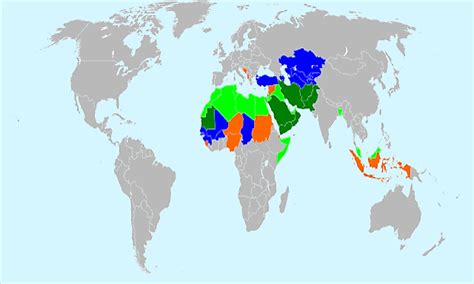 Islamic world History, Population, & Map Britannica