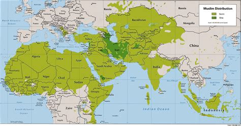 Map Of Islamic World Today