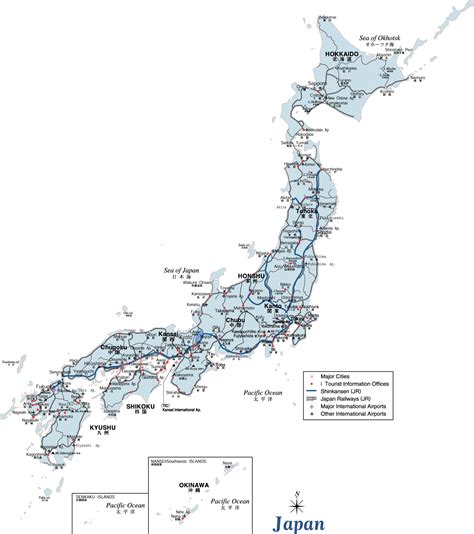 Map Of Japan Printable