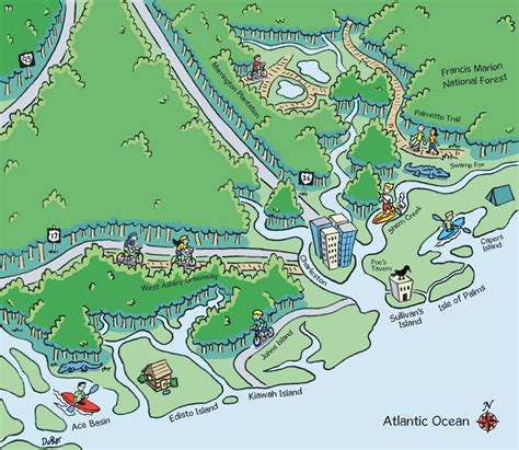 MyTopo Johns Island, South Carolina USGS Quad Topo Map