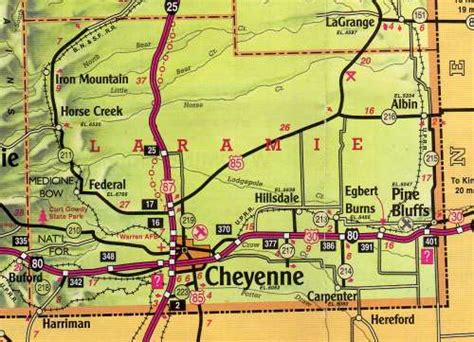 Laramie Wyoming Street Map 5645050