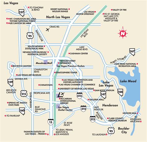 34 Street Map Of Las Vegas Maps Database Source