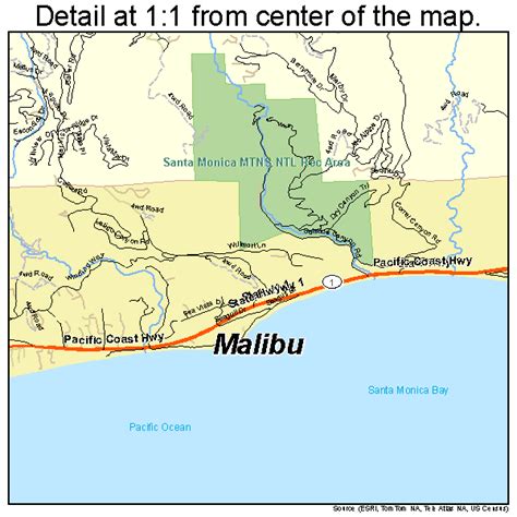 Map Of Malibu California