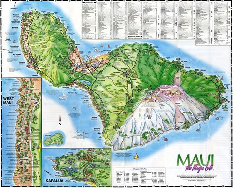 maui tourist map Google Search Tourist map, Tourist, Hotel services