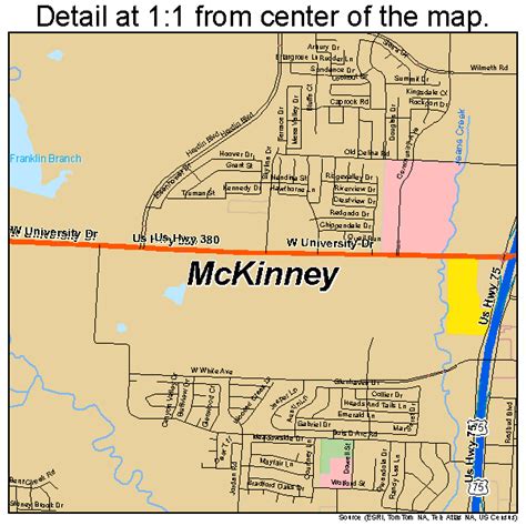 McKinney Map Texas, U.S. Maps of McKinney