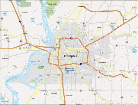 Memphis Map