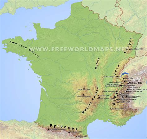 The 7 Main Mountain Ranges of France from the Alps to Morvan Mary