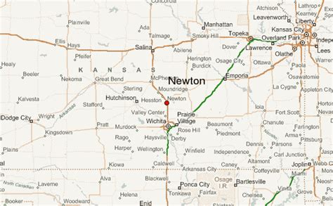 Aerial Photography Map of Newton, KS Kansas