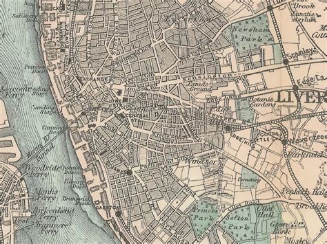 Map Of Old Liverpool Streets