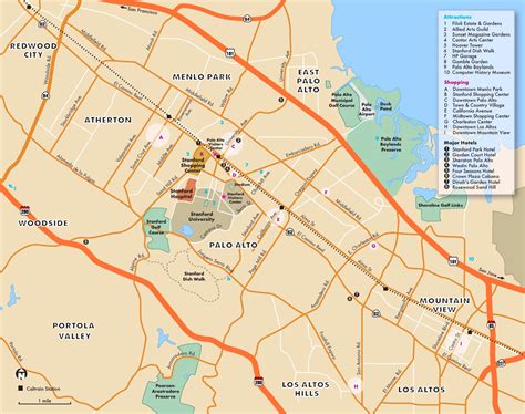 Palo Alto California Map Printable Maps