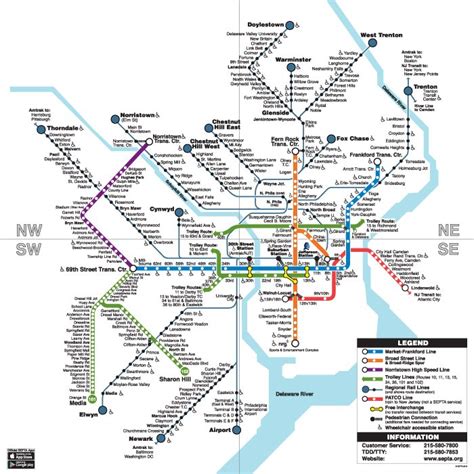 Map Of Philadelphia Subway System
