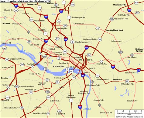 Map Of Richmond Va