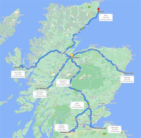 Mapas de Inverness Escócia MapasBlog