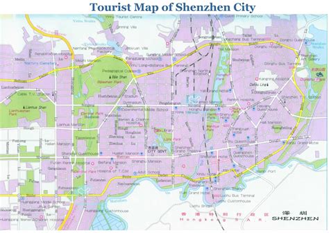 Shenzhen tourist map