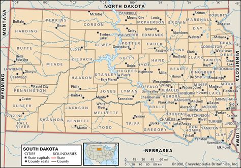 Northern Plains States Road Map