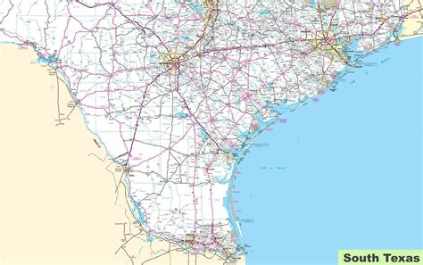 Map Of South Texas