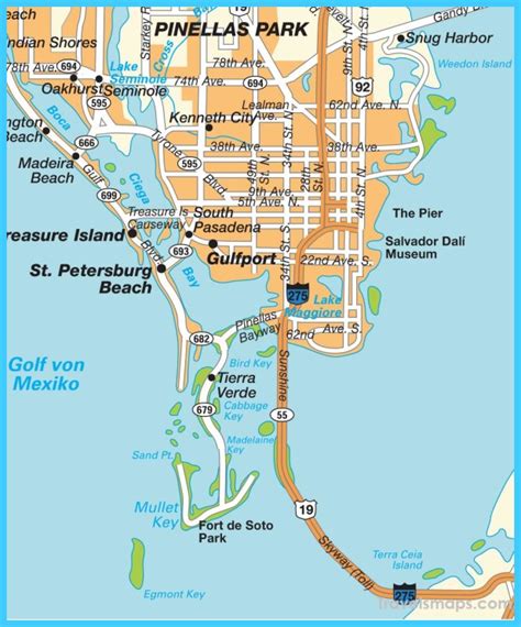 Map Of St Petersburg Fl Maps Model Online