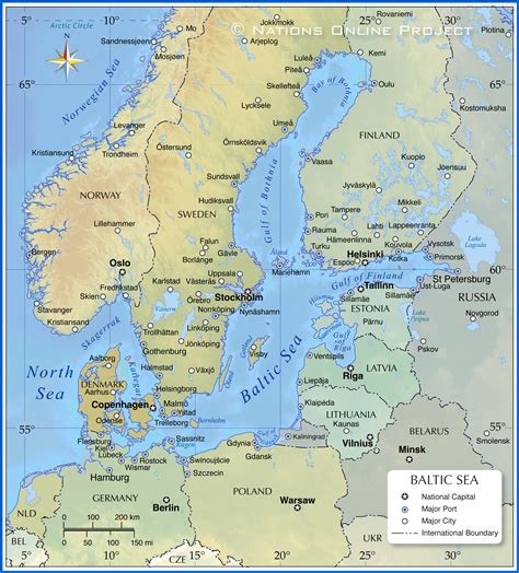 Map Of The Baltic Sea