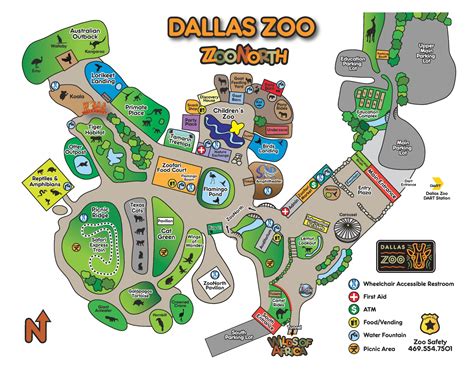 Map Of The Dallas Zoo